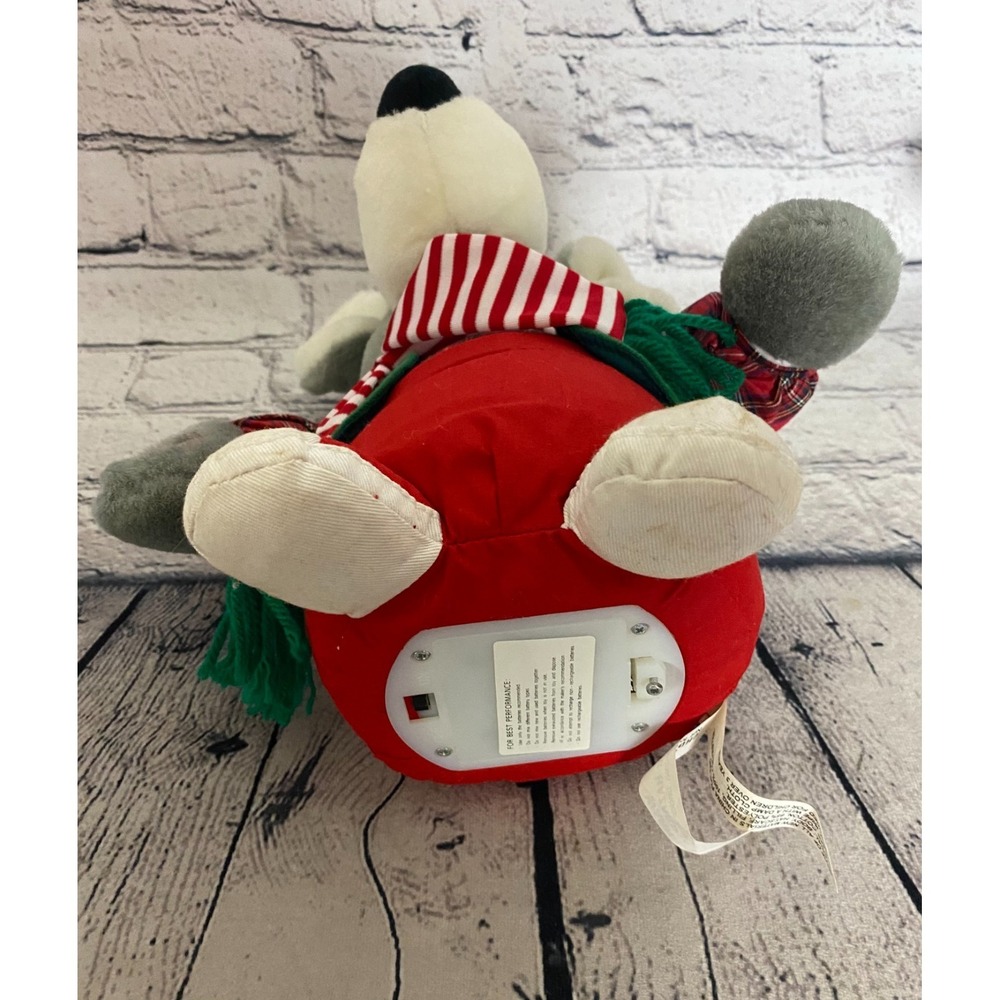 Thomas Pacconi Classic Mr &‎ Mrs Mouse Christmas Animated Plush Jingle Bells - Picture 13 of 16